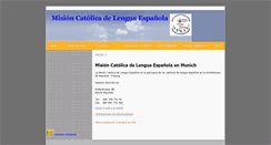 Desktop Screenshot of misioncatolica-munich.de